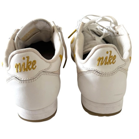 Nike Classic Cortez White/White-Metallic Gold (WS) (AR5393 100) Women's Size 9 - Picture 5 of 7
